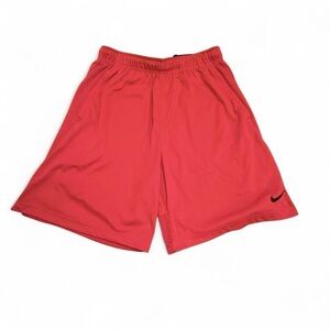 nike woven shorts coral